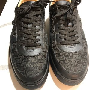 Christian Louboutin Men’s Happyrui Flat Calf/Suede/Techno/Rubber size 45(US 12)